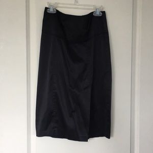 Black pencil skirt
